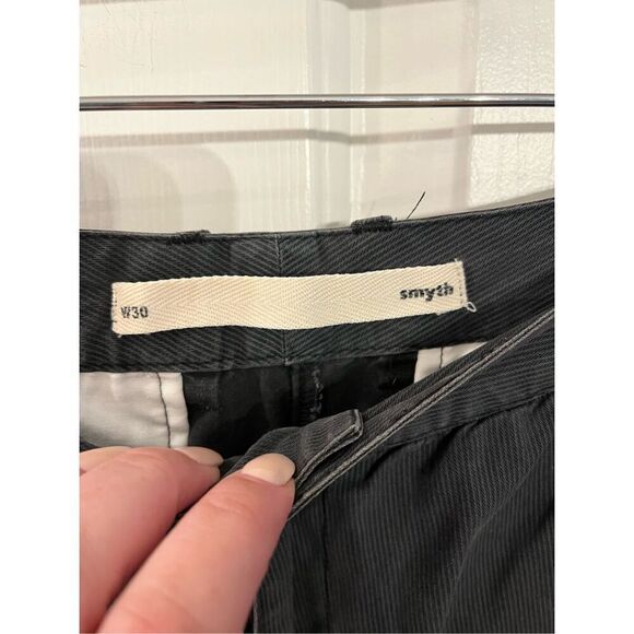 Smyth Mens Gray Fine Stripe Bermuda Shorts sz 30 - Picture 3 of 5